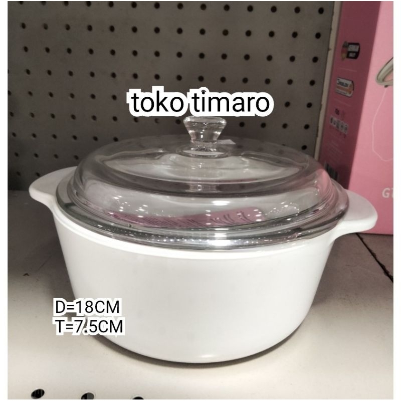 LUMINARC WHITE PANCI MASAK KACA 1.5L