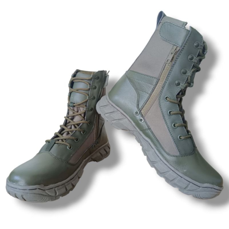 SEPATU PDL HIJAU JATAH BRIMOB POLRI