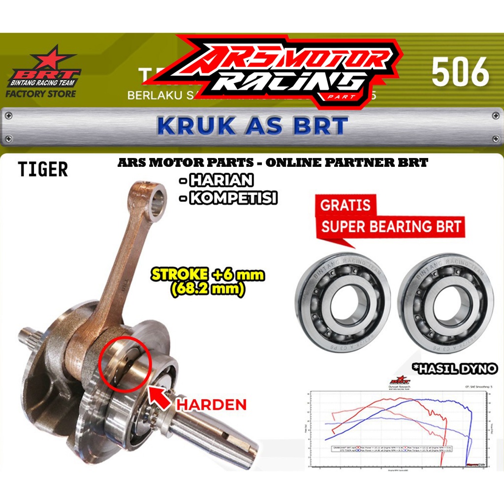 KRUK AS BRT TIGER - SUPER CRANKSHAFT BRT TIGER
