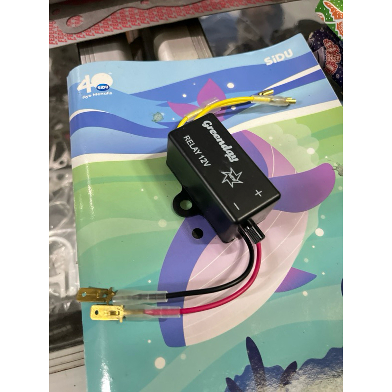 relay modul klakson motor suara putus putus / modul relay bel putus putus