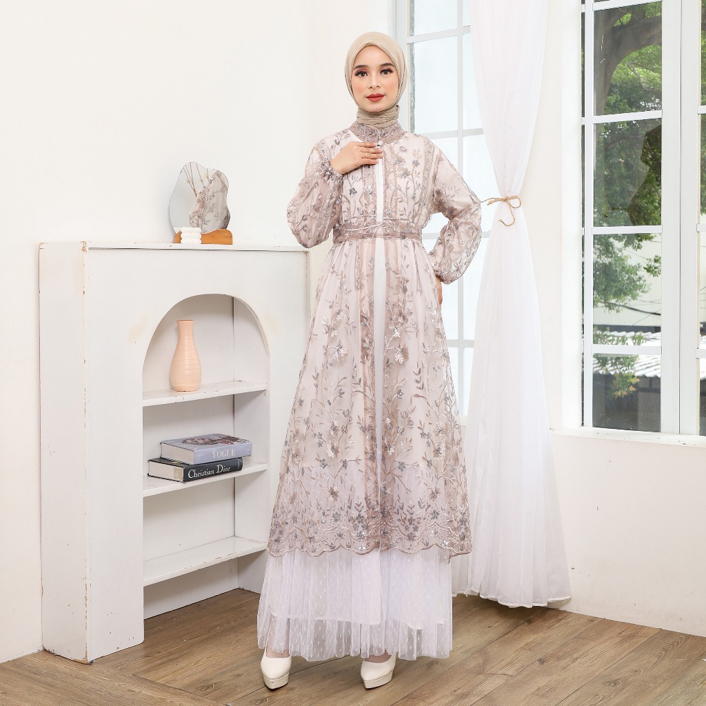 Gamis Maxy Dress Brukat BKT Alya
