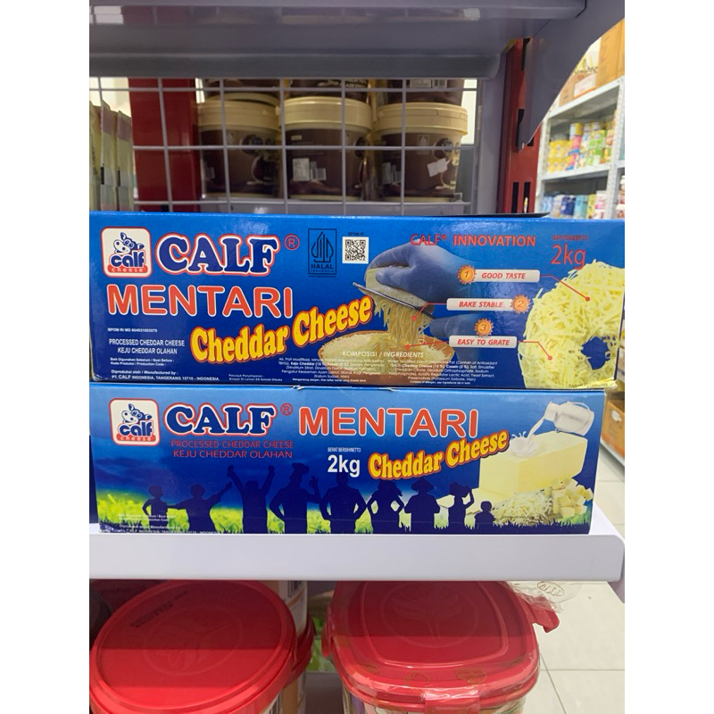 

Keju Batangan / Keju Calf Mentari 2kg