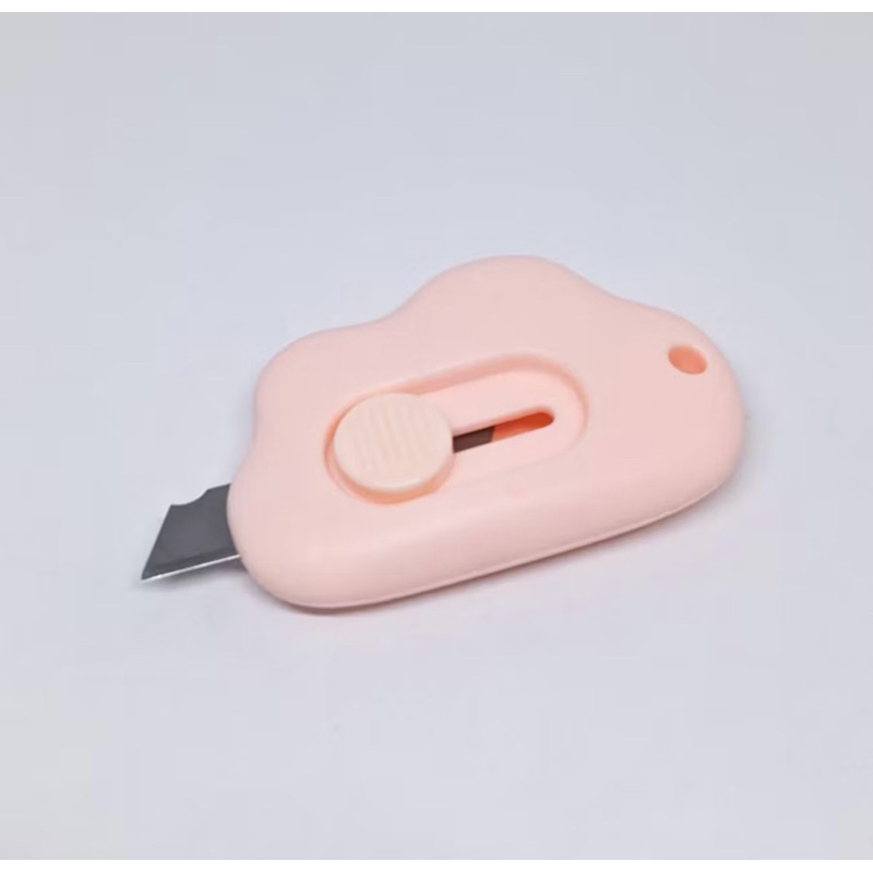 

Pisau Pemotong Mini Cutter Mini Portable Bentuk Awan Warna Pastel Lucu S026