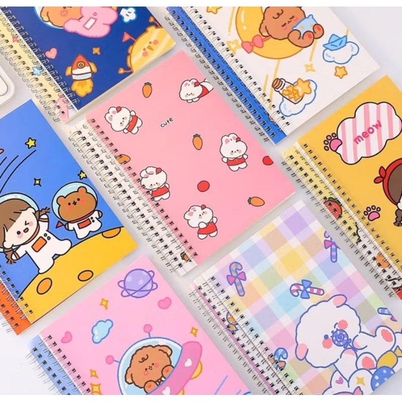 

Buku Notebook Agenda A5 lucu isi 60 lembar