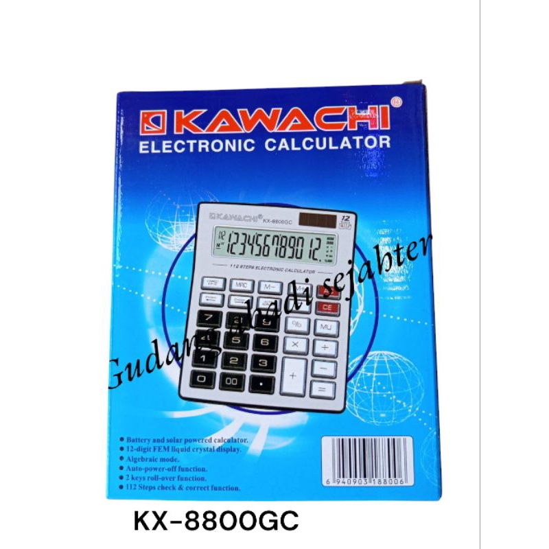 

Kalkulator Kawachi 12Digits KX-8800GC