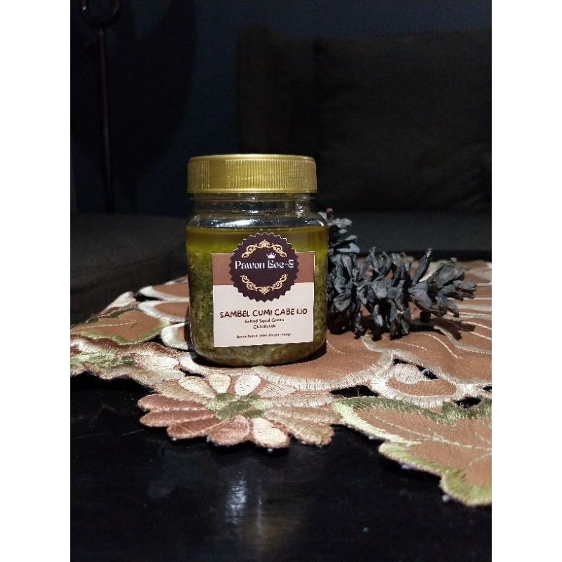 

Sambel Cumi Cabe ijo - 150gr
