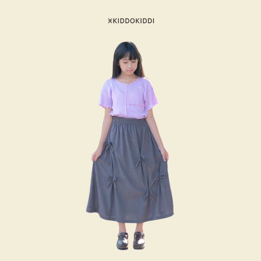 KIDDOKIDDI MINJI SKIRT/rok anak/rok anak tanggung/rok panjang anak /rok midi anak tanggung