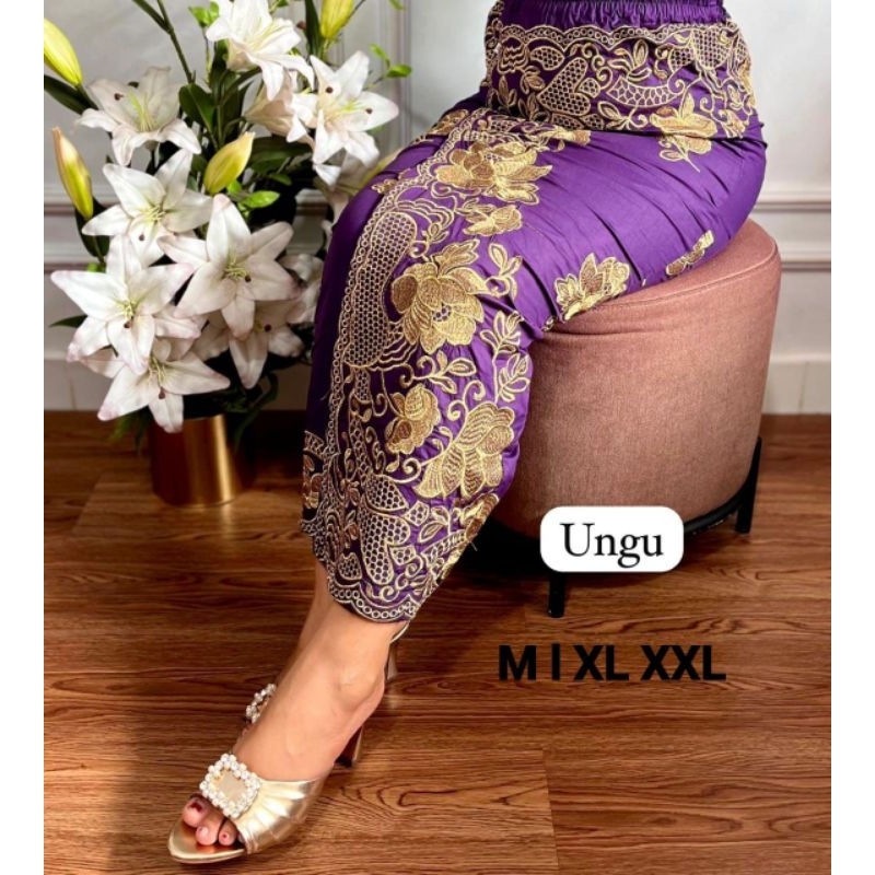 KAMEN JADI BORDIR SONGKET TUMPAL PREMIUM STRECH PRADA LOTUSS// ROK BORDIR SONGKET BALI// KAMEN JADI 