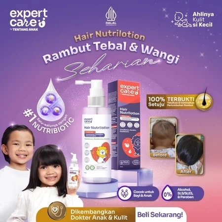 Expert Care Hair Nutrilotion 100ML - Hair Lotion for Baby and Kids with Nutribiotic