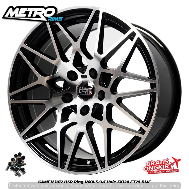 velg racing model sporty ring 18 mobil BMW 320, 520, 720 BYD seal byd M6 pelek HSR Gamen R18x85-95