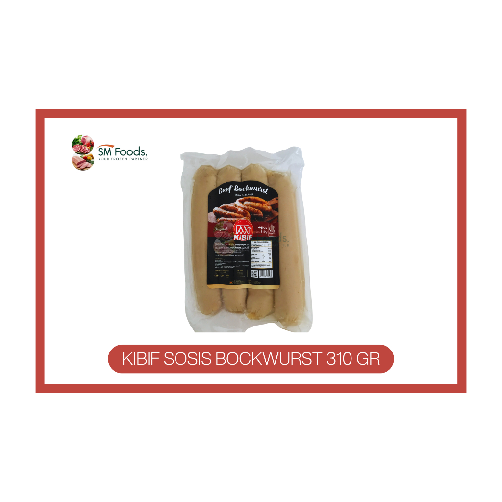 

KIBIF Sosis Bockwurst | 310 gr | Halal Murah Berkualitas