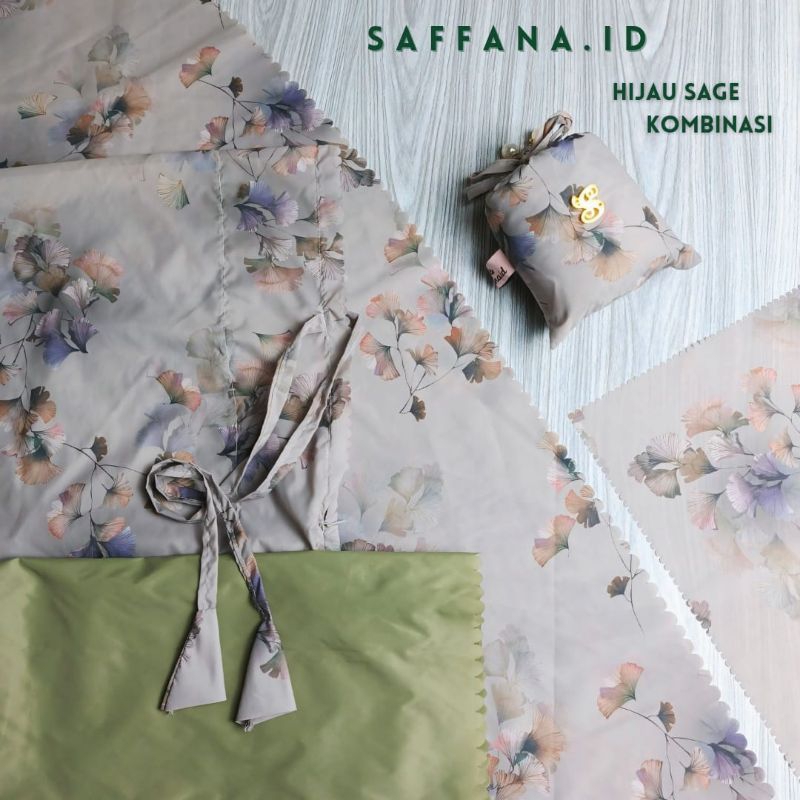 RB Mukena Mini Traveling Parasut Korea Premium 2in1 Set Sajadah AST