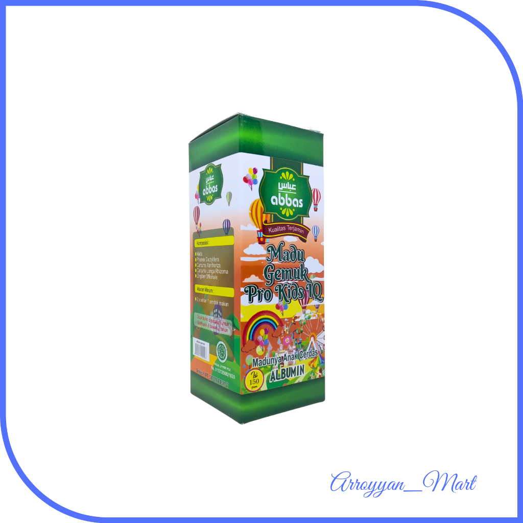 

Madu Gemuk Pro Kids IQ Madunya Anak Cerdas ALBUMIN 150 gram Gram