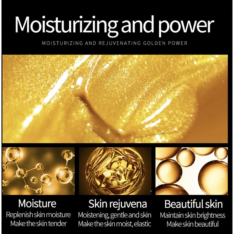 ZOZU SUPREME 24K GOLD FOIL SHEET MASK MOISTEN HYALURONIC / MASKER EMAS ZOZU / MASKER GOLD / SHEET MA