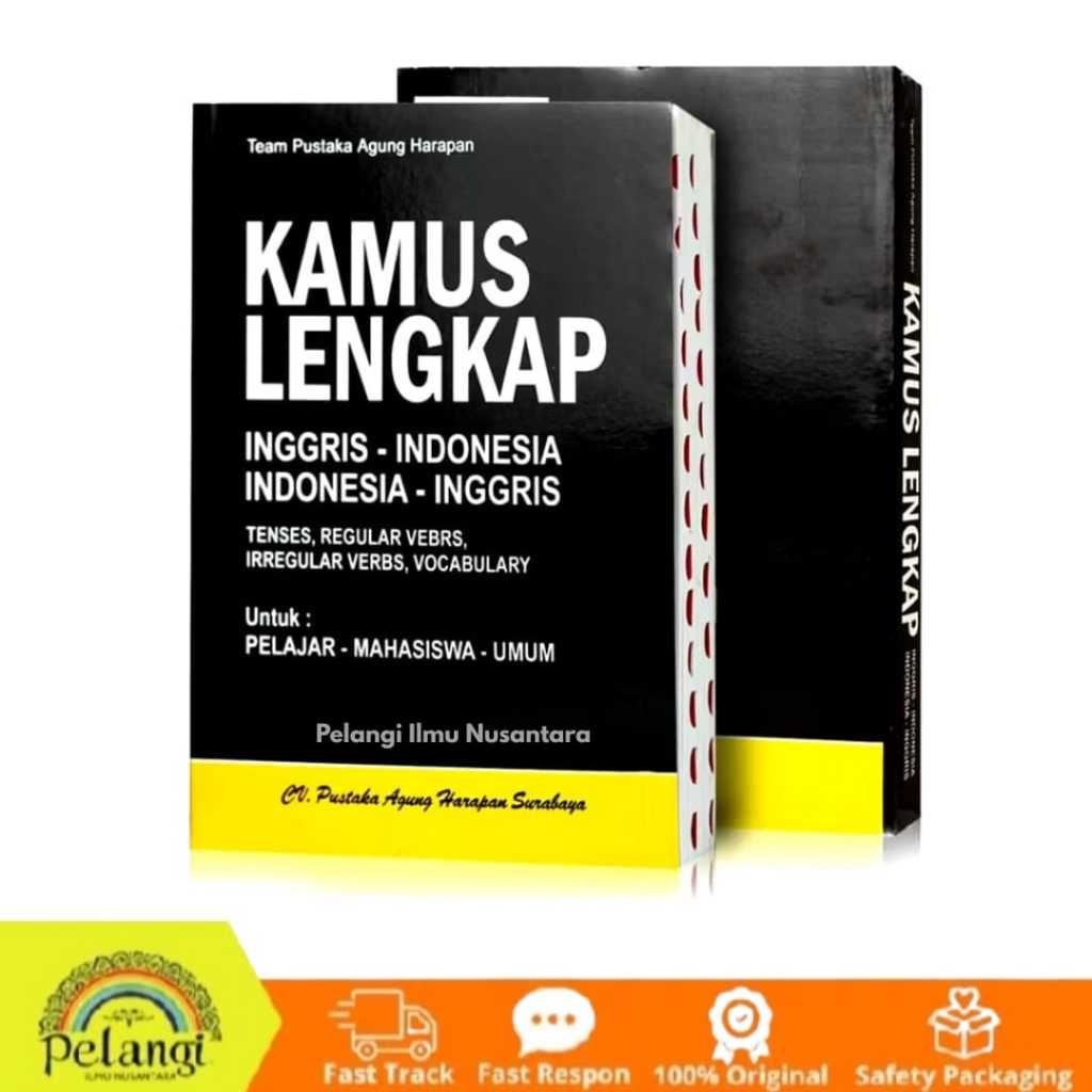 Pelangi Ilmu Nusantara - Kamus Lengkap Inggris-Indonesia, Indonesia- Inggris Tenses, Regular Verbs