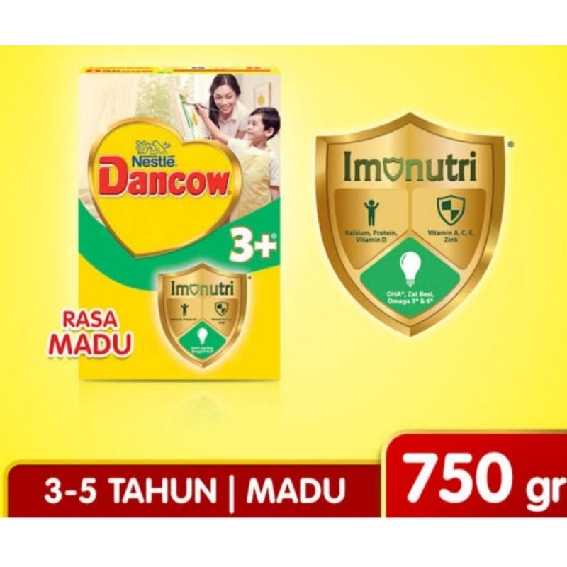 

dancow 3+ berat 750gram