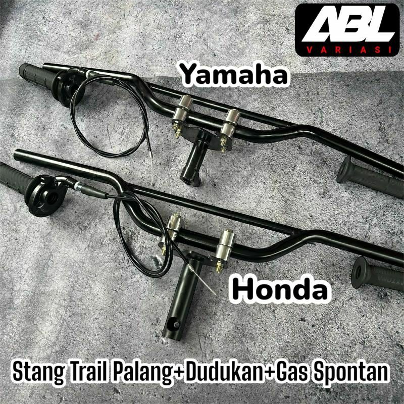 Stang Trail Setang Trail Palang  Dudukan Stang Ts Trail Pnp Bebek  Honda Yamaha Universal Dan Gas Sp