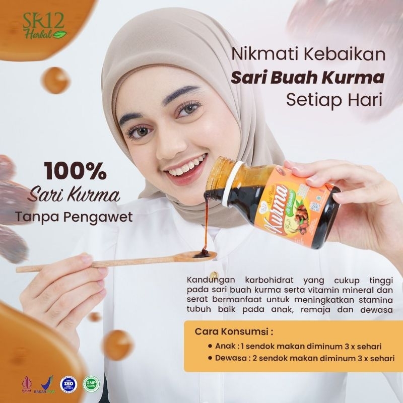 

100% Sari Kurma Murni Tanpa Pengawet Meningkatkan Hemoglobin Tinggi Zat Besi