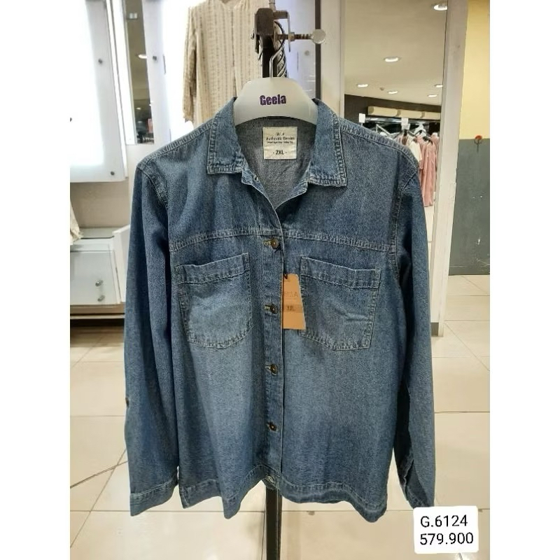 Jaket Geela Denim darkblue