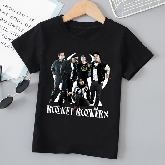 Rocket Rockers Tshirt Katun Kombed 30s Casual T-SHIRT Real Pict BISA COD | Size S M L XL XXL 3XL 4XL