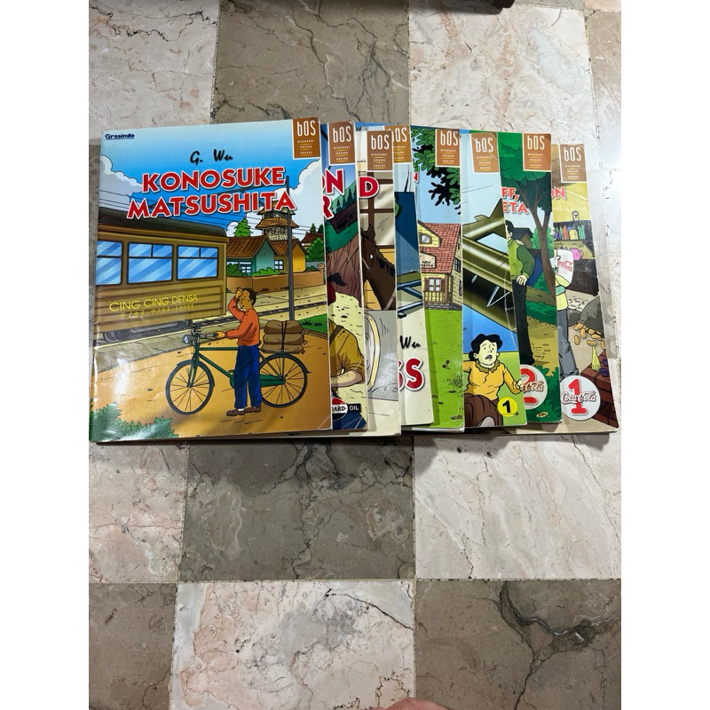 Buku / Komik Biografi Orang Sukses