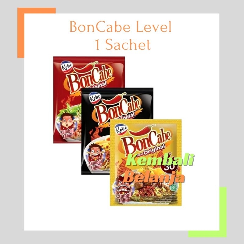 

Boncabe Sachet Level 15 30 50/ Boncabe Sambal Tabur/ Boncabe Pedas/ Boncabe Cabe Bubuk Pedas/ Boncabe Untuk Mie Bakso