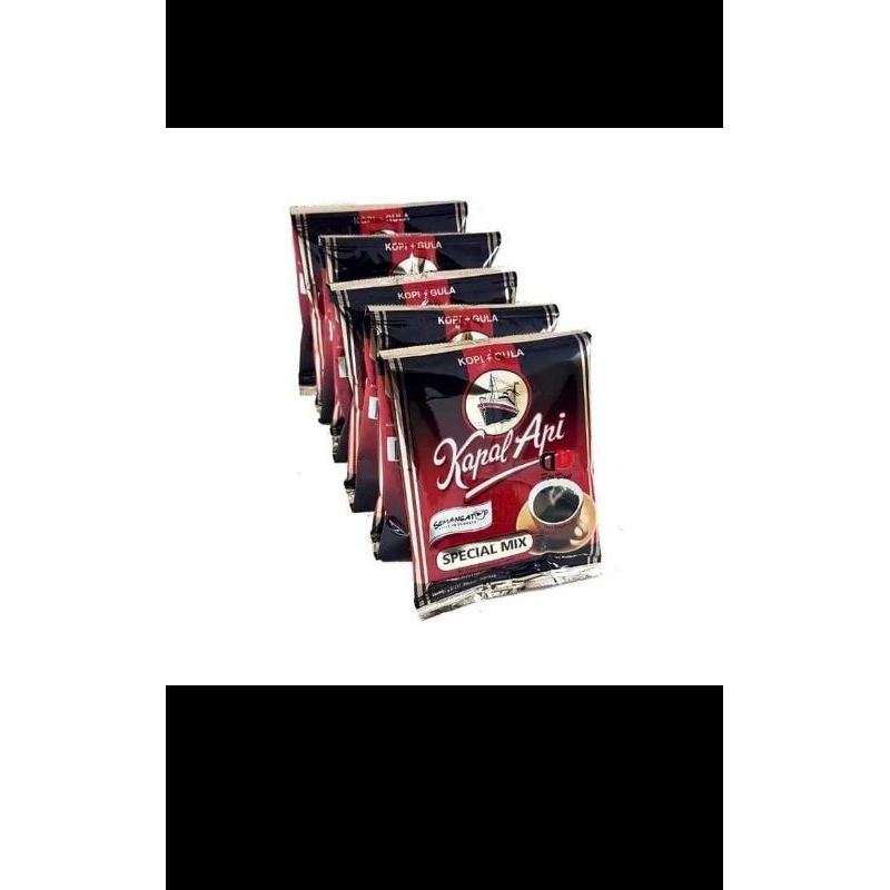 

kapal api special Mix satu renceng isi 10 pcs kopi hitam