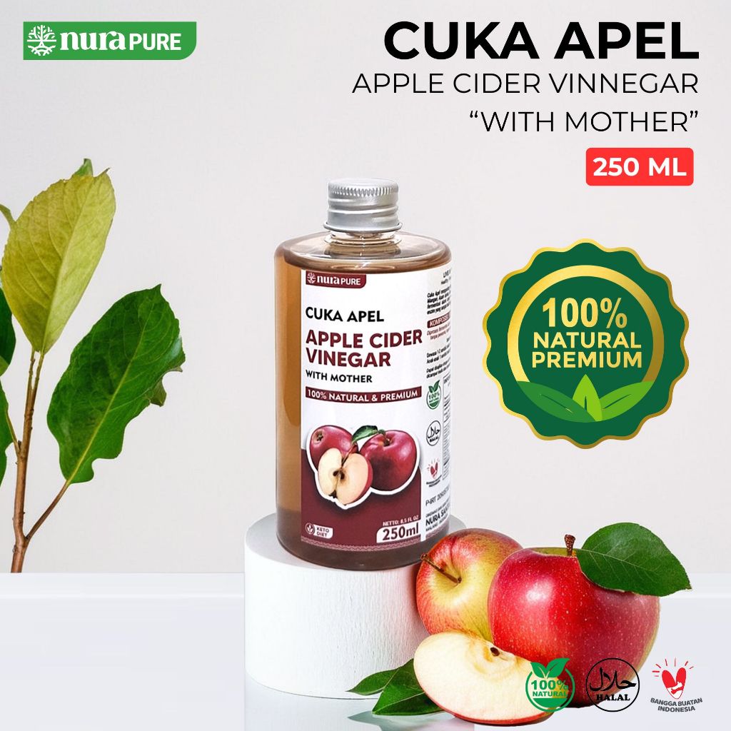 

NuraPure Cuka Apel Original / Apple Cider Vinegar With Mother - 250ml
