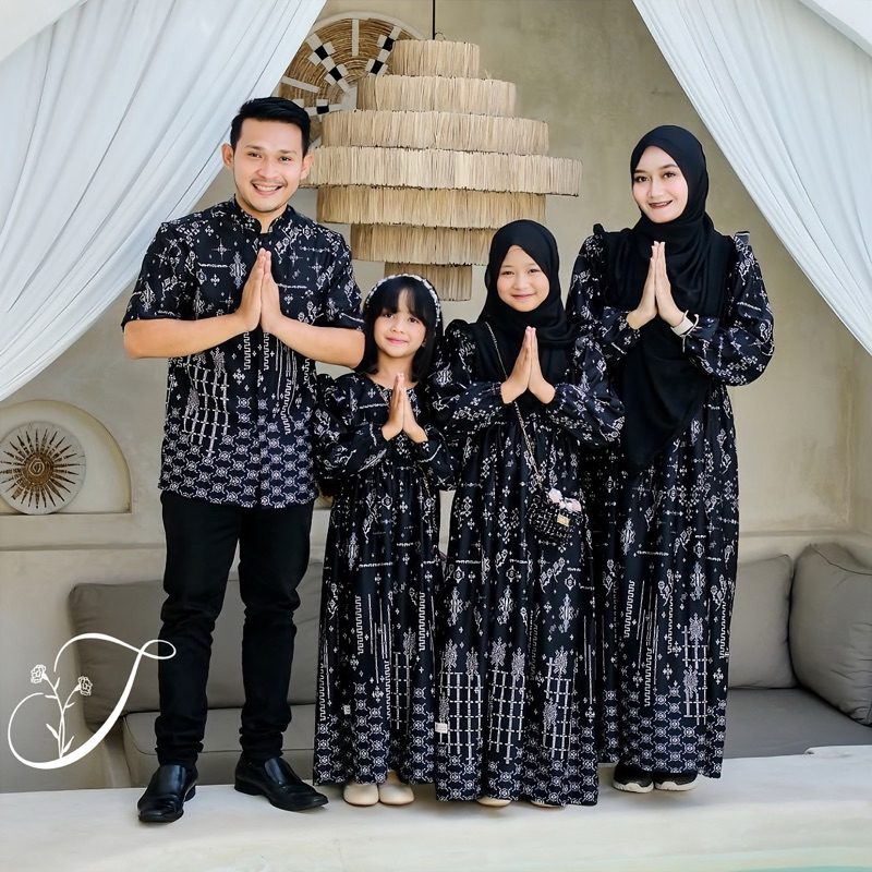 Gamis Couple Maxmara Terbaru Baju Couple Kondangan Kekinian Sarimbit Kelurga Motif Terbaru