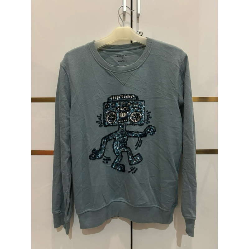 Crewneck baju lengan panjang Coach x Keith Haring