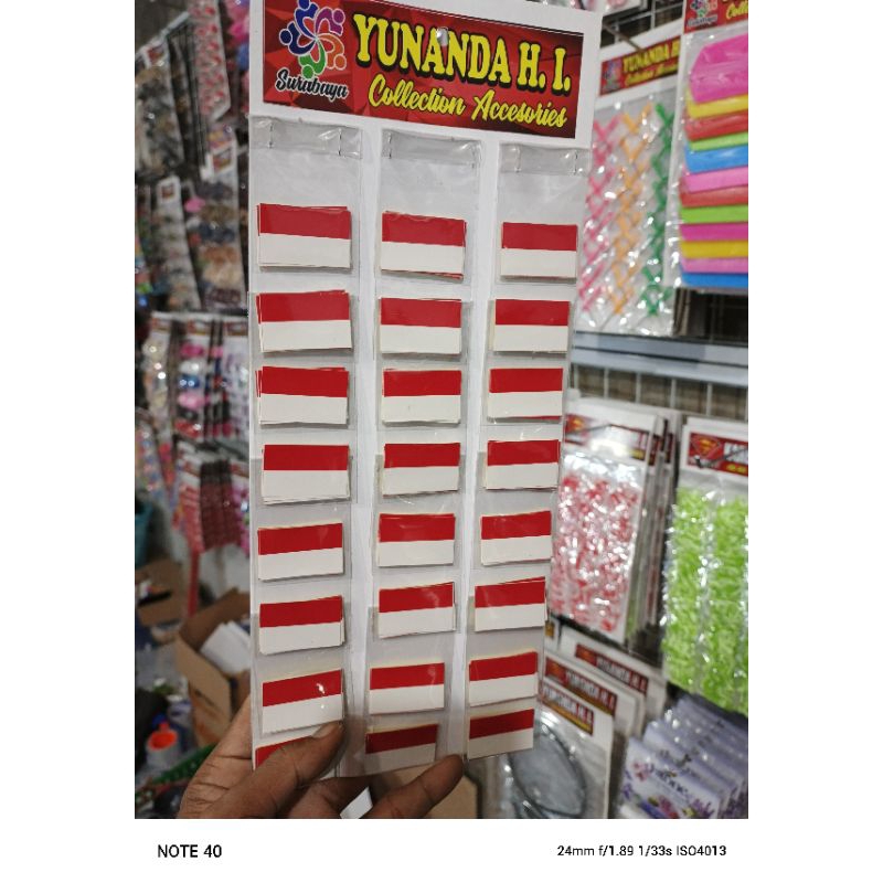 

Stiker pipi merah putih/stiker bendera (1 renteng 24 pak)