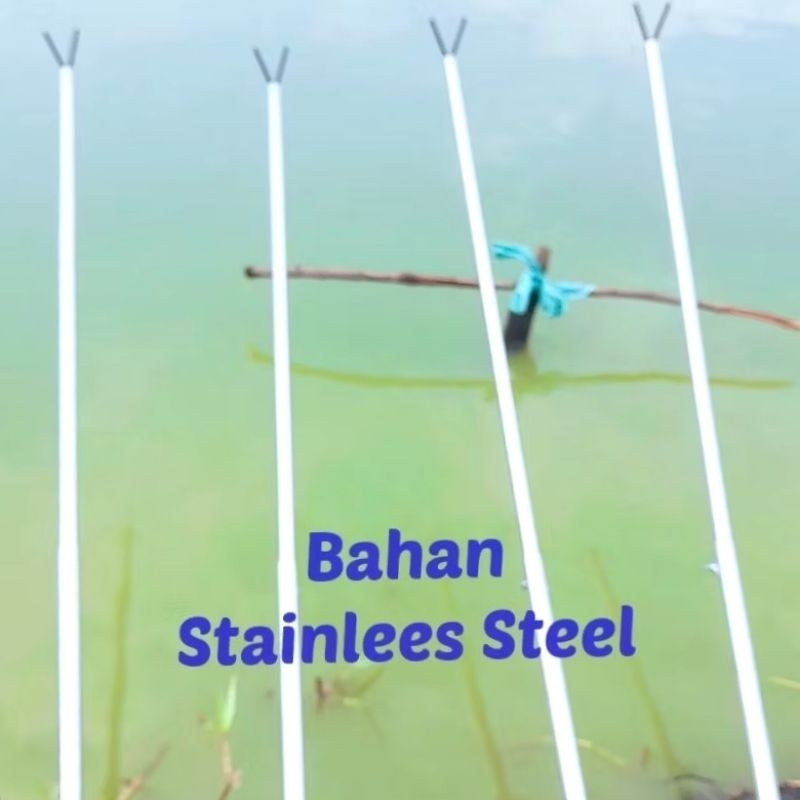 tatakan pancing cagak pancing jagrak pancing tempat pancing stainless stell