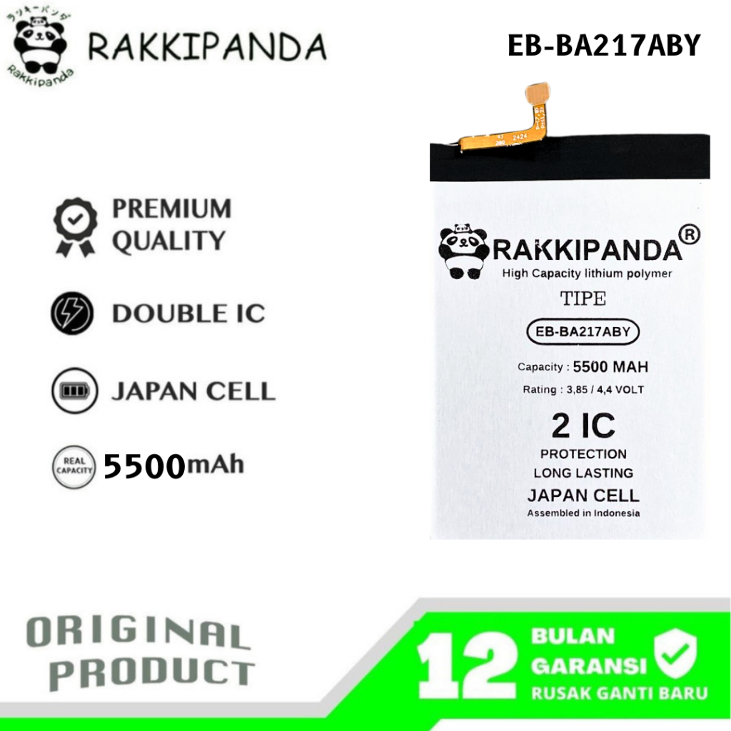 RakkiPanda - EB-BA217ABY Samsung A21S / A02 / A04S / A12 / A13 / M02 / M12 Batre Batrai Baterai
