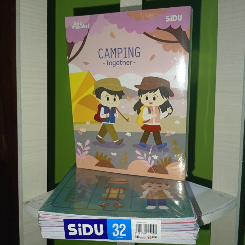 

BUKU TULIS SIDU 32 LEMBAR SATU PACK ISI 10 | BUKU TULIS BERGARIS KWARTO