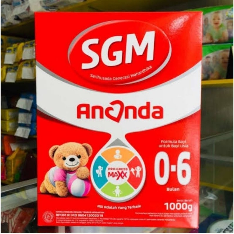 SGM 0- 6 bulan berat 1000 gr