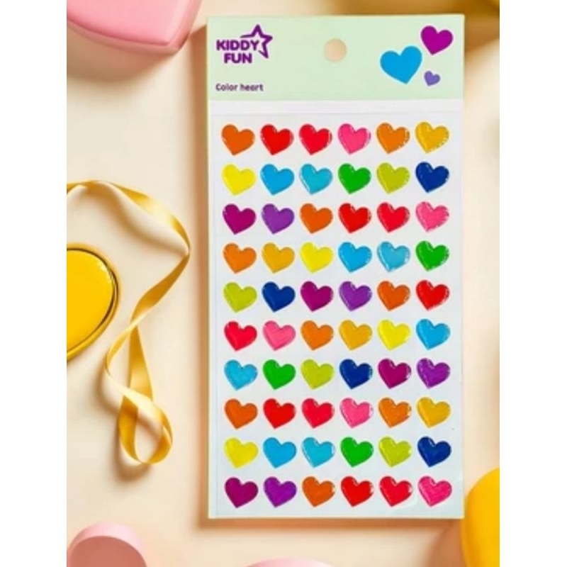 

Kiddy Fun Funny Stiker Color Heart - Mix