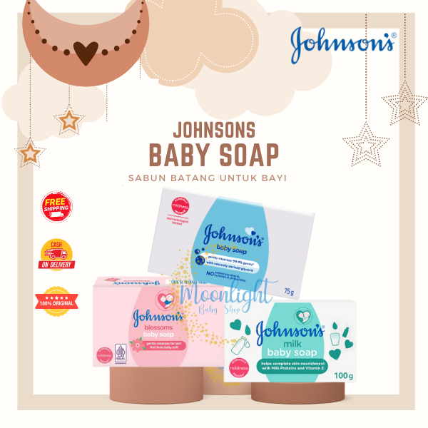 JOHNSON'S Baby Soap - Sabun Mandi Bayi 75gr