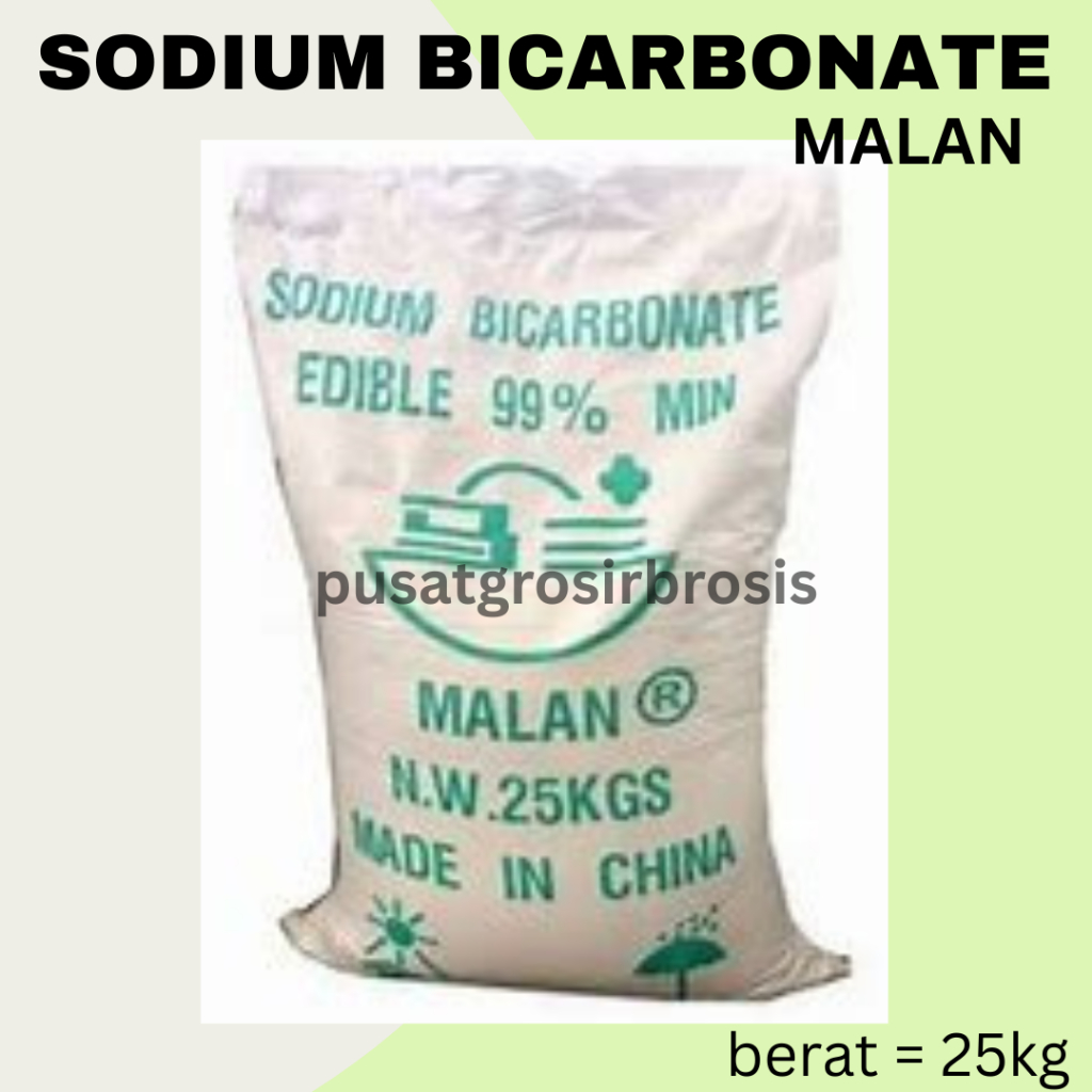 

Soda Kue Malan Food - Sodium Bicarbonate Malan Food Grade 25kg - Instant & Cargo Only!!!