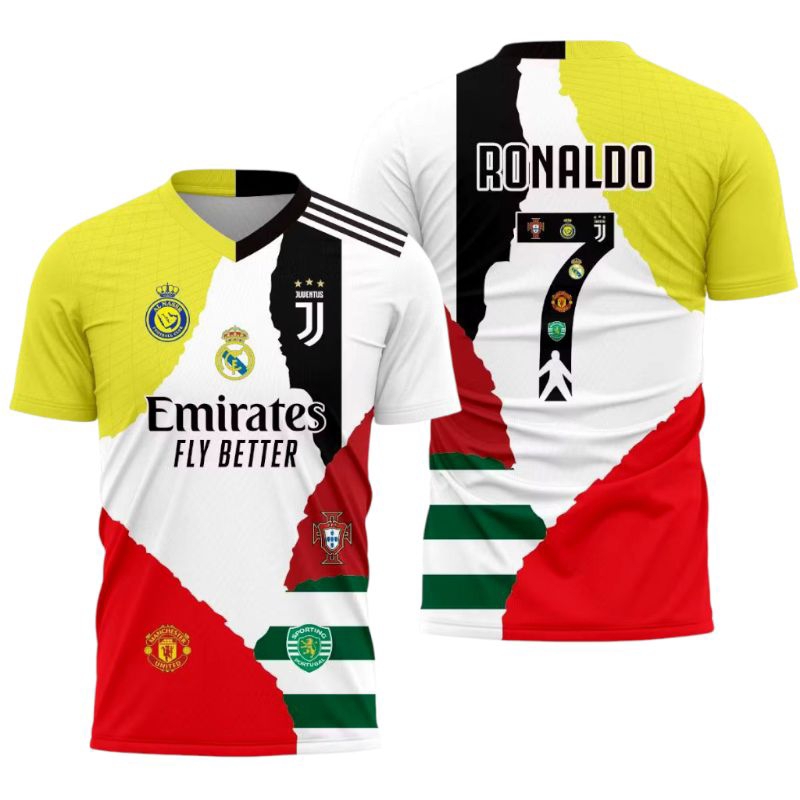 JERSEY MIX CRISTIANO RONALDO TERBARU. KAOS BOLA