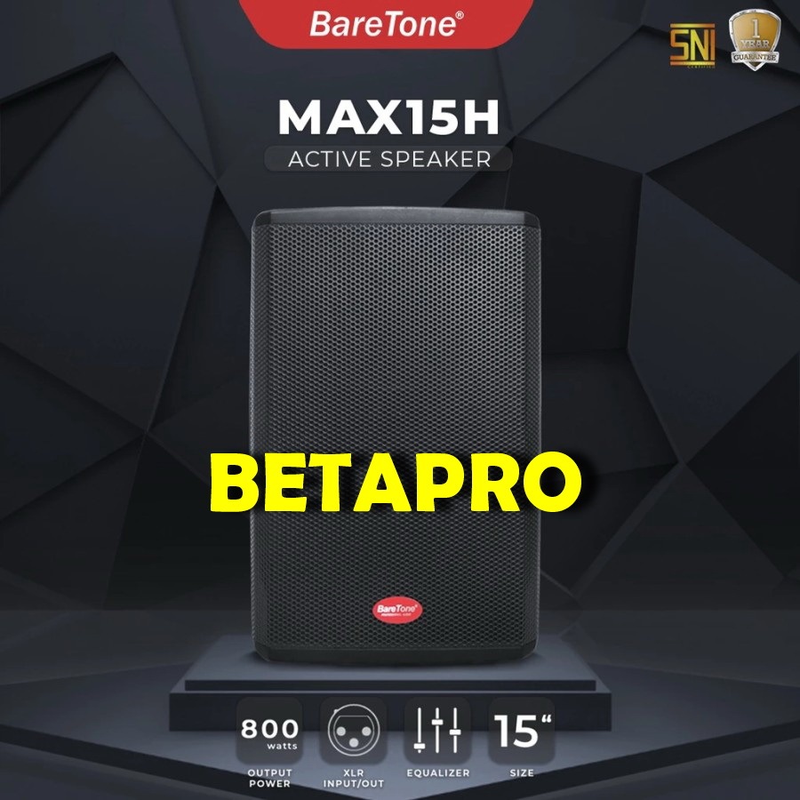 BareTone Speaker BareTone Aktif 15 inch MAX15H / max 15h ORIGINAL