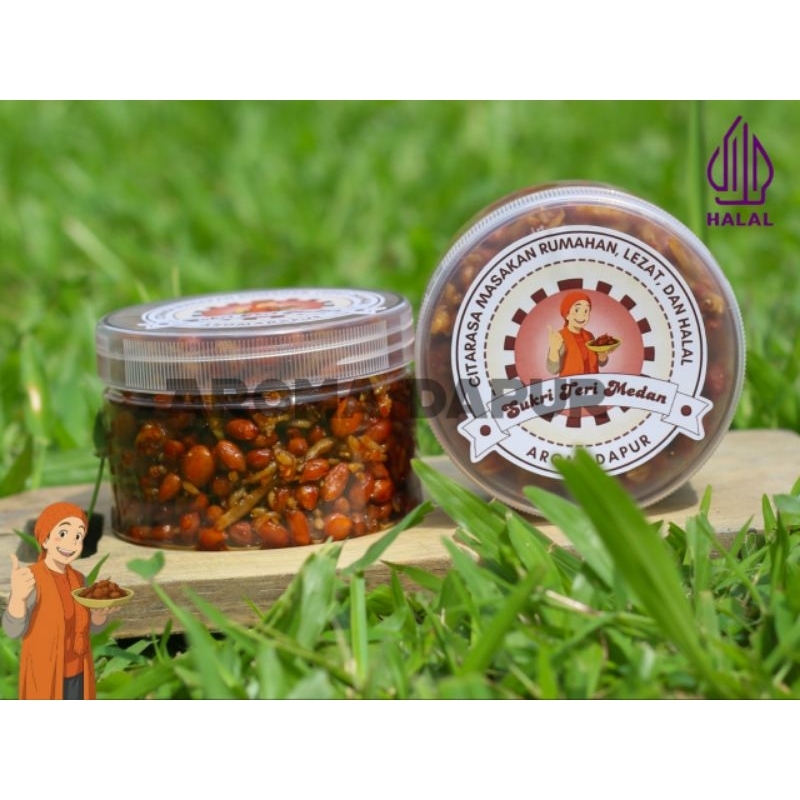 

•AROMA DAPUR • SUKRI TERI MEDAN, KACANG TERI MEDAN 250 GRAMM