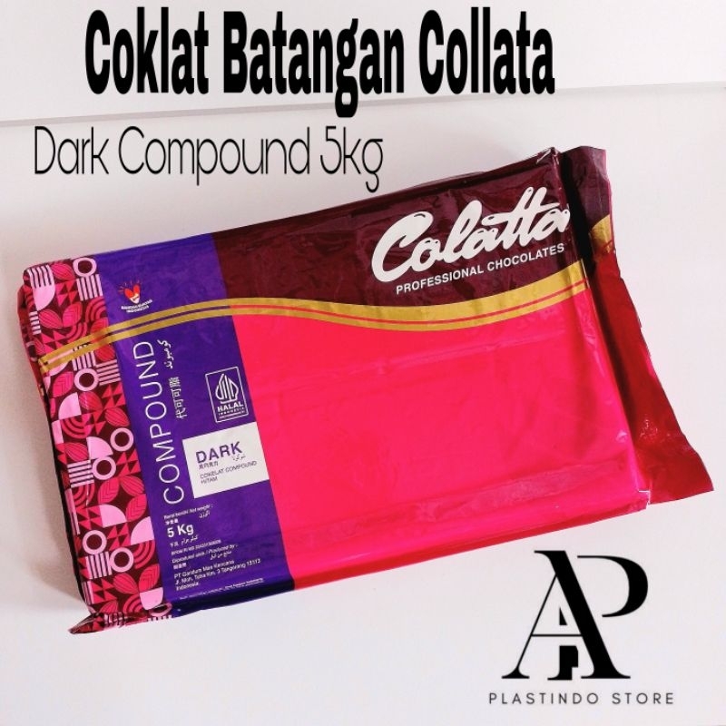 

Coklat Batangan Collata Dark Compound 5kg ( Pak ) [ Original ]