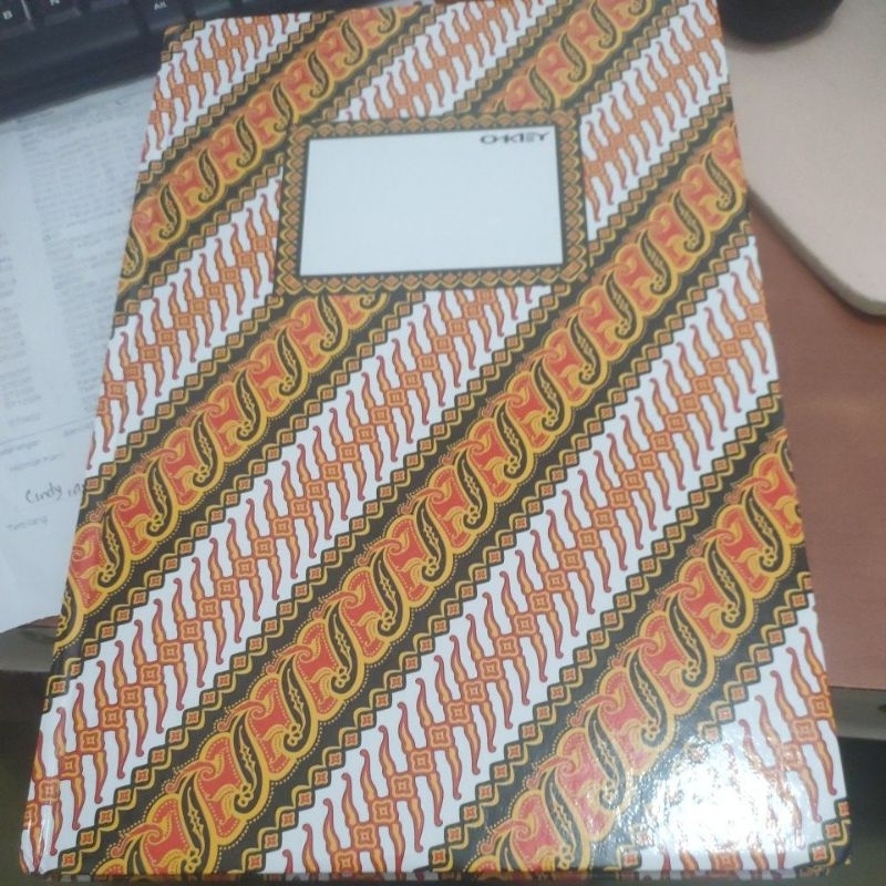 buku batik agenda folio okey isi 200 lembar
