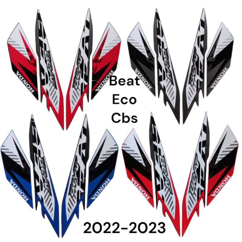 stiker striping skotlet lis body motor honda beat fi eco esp cbs tahun 2023