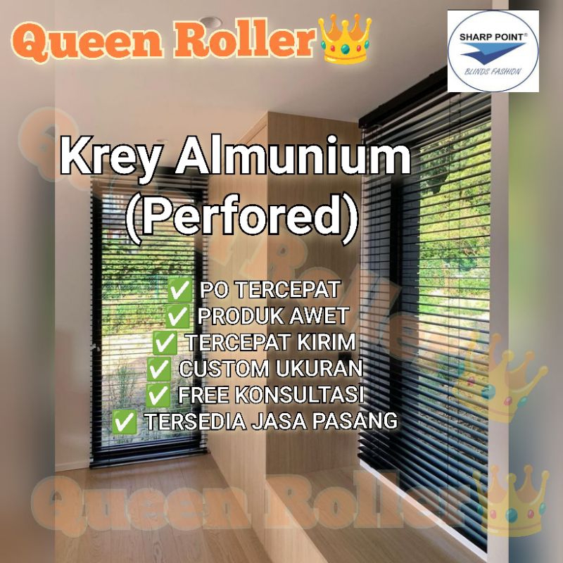 krey aluminium perfored Sharp point
