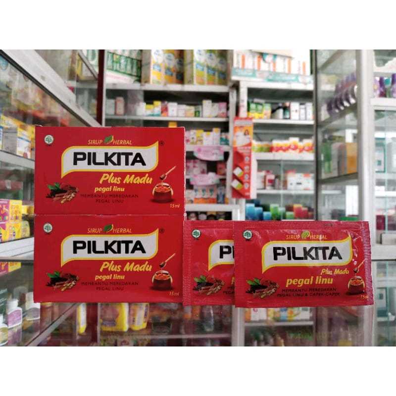 PILKITA CAIR SACHET 15 ml | Sirup Herbal Pegal Linu - ED 07/2026