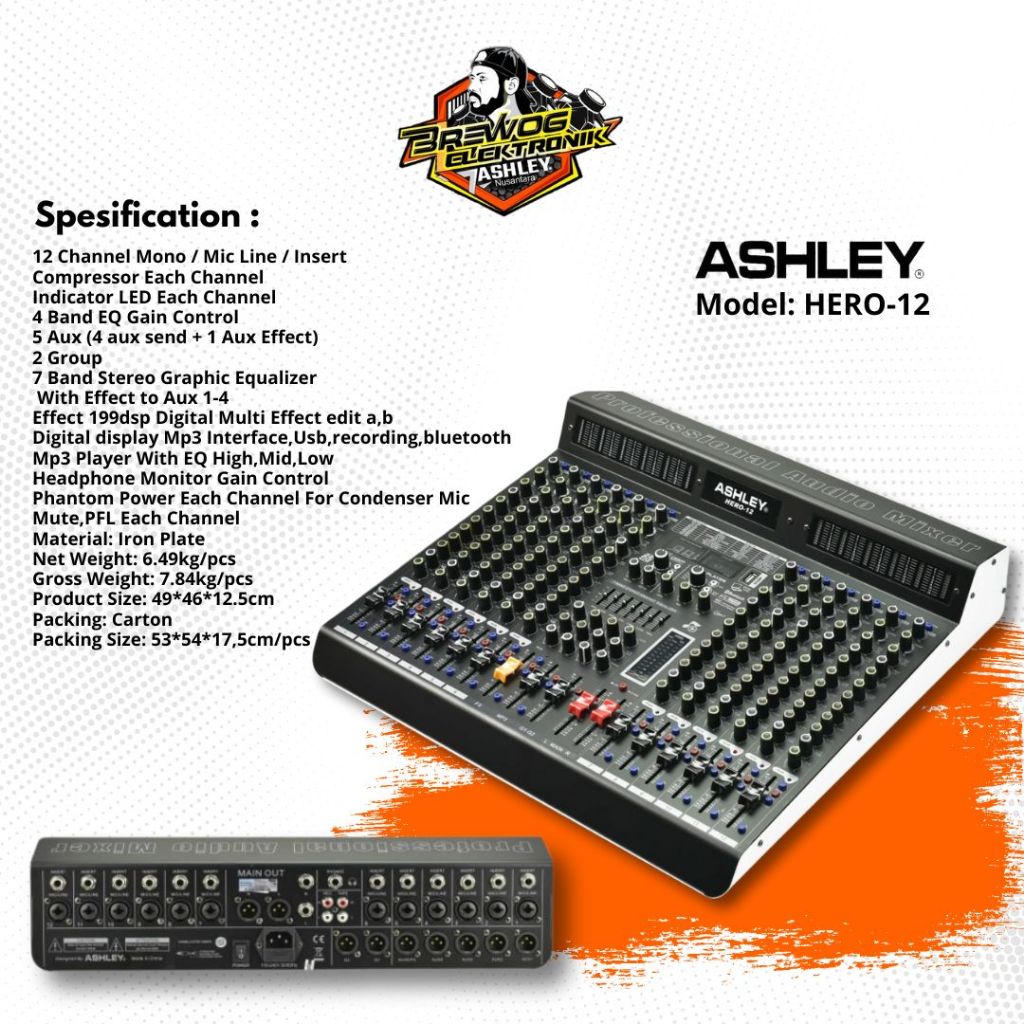 MIXER HERO-12 ASHLEY