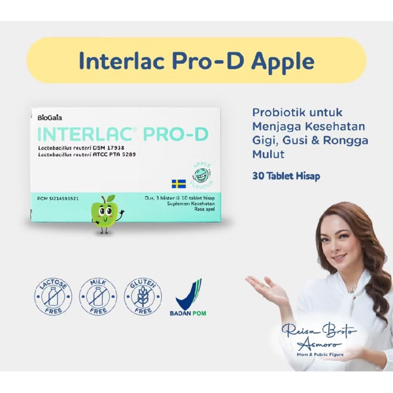 INTERLAC Probiotik Pro-D Apple
