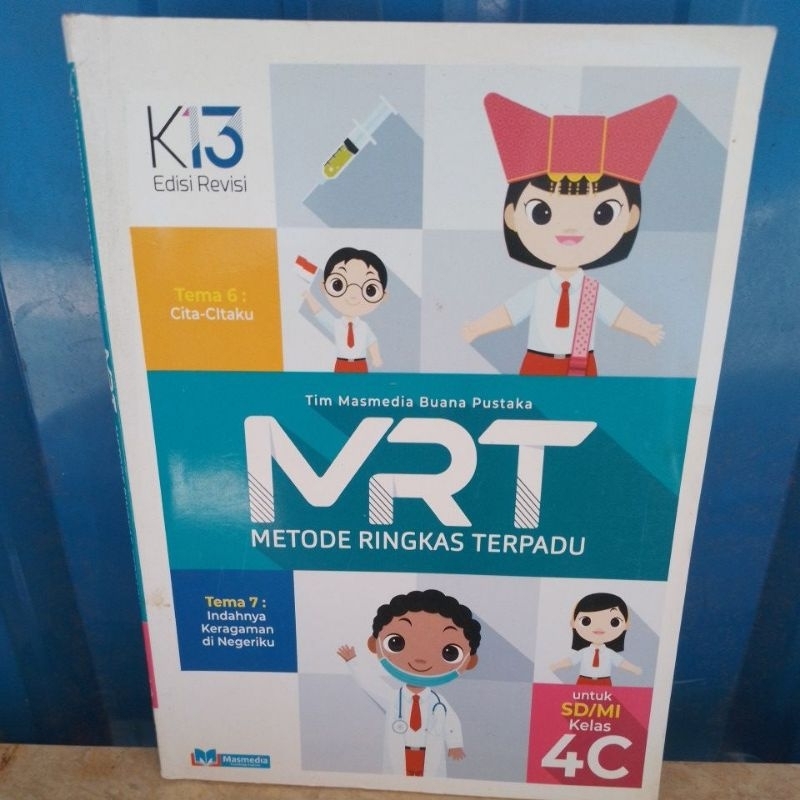 BUKU MRT METODE RINGKAS TERPADU 4C UNTUK SD/MI KELAS 4-IV KURIKULUM 2013 EDISI REVISI