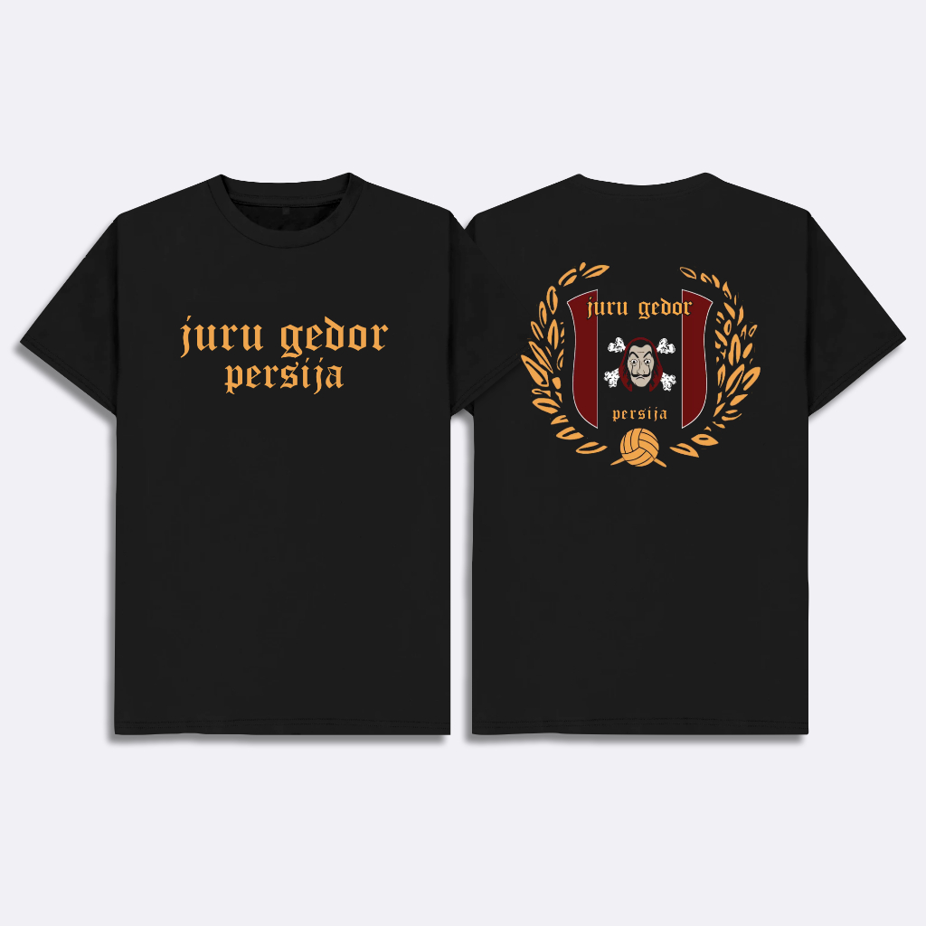 Kaos Fans Bola Juru Gedor Persija Kaos Bola Suporter Persija Jakarta